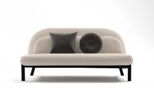Диван Soft Lounge Belfast 01/Черный 155x82x80 Бежевый фото 2 Диван Soft Lounge Belfast 01/Черный 155x82x80 Бежевый фото 2