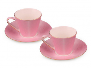 Чайний набір Lefard Модерн рожевий 4 пр. 200 мл 84-728