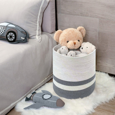 Корзина MVM TH-16 410х450 мм  текстильна