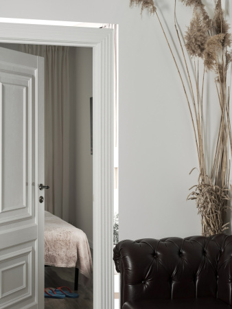 Дзеркальний настінний акриловий декор наліпка "Молдинг-20" 4 шт. срібло