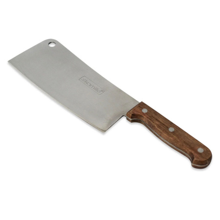 Тесак кухонний Kamille з нержавіючої сталі, з дерев'яною ручкою KM-5305