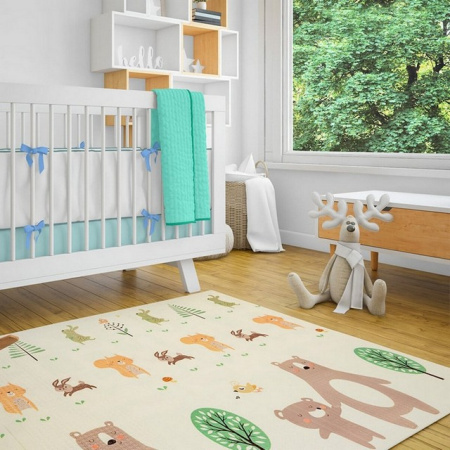 Дитячий складаний розвиваючий термокилимок "Дорога | Ліс" 200х150х0.6см SW-00000155