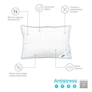 Набір Antistress Карбон  ковдра Sonex + подушка фото 1
