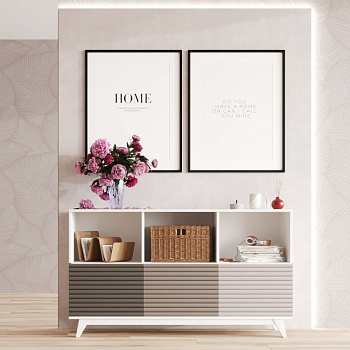 Тумба  Компаніт 2 - колір білий