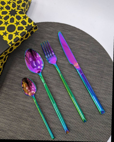 Набор столовых приборов 4 пр. Olens, Хамелеон фото 2