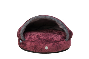 Лежак-норка Cover Plush Cherry фото 1 Лежак-норка Cover Plush Cherry фото 1