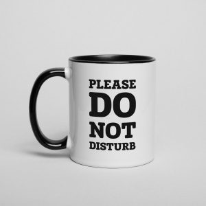 Чашка "Please do not disturb"