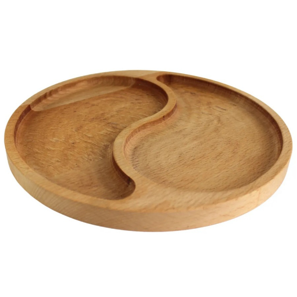 Менажница DUO ТМ BRIZOLL, Бук , 2 секции фото 3