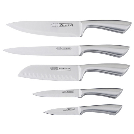 Набір ножів Kamille 6 предметів з нержавіючої сталі KM-5130