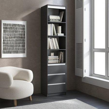 Пенал з відкритими полицями та ящиками R-25