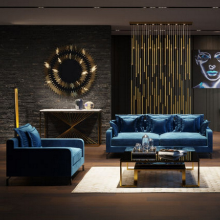 Диван прямий тримісний KAMAL 2,2 м прямий