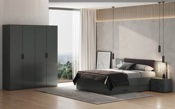 Спальня Домініка з 3-х дверною шафою