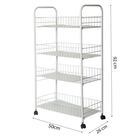 Етажерка 4-х ярусна Besser  металева KM-2750-4