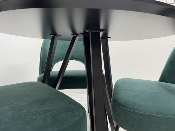 Стіл обідній Sunset круглий з HPL (Arrows) фото 4