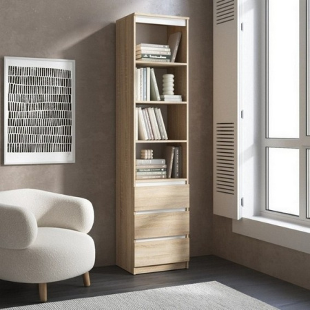 Пенал з відкритими полицями та ящиками R-25