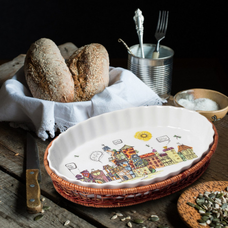 Форма Kamille керамічна для запікання 2.1л