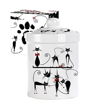 Ємність для сипучих продуктів Чорна кішка