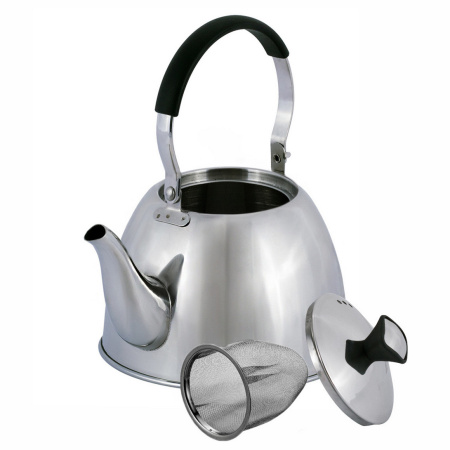 Чайник-заварник Kamille 1 л з нержавіючої сталі з ситечком KM-1093