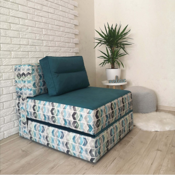 Диван-трансформер велюр Ромб фото 1