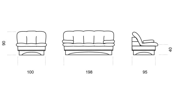 Диван бескаркасный Люси фото 5