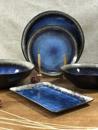 Тарілка прямокутна Голден-бей Olens, 23.5Х15.5 см