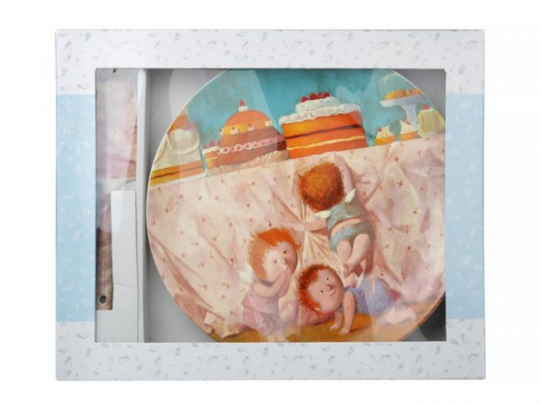 Блюдо для торта с лопаткой Lefard Сладкая Жизнь 26 см 924-200 фото 2