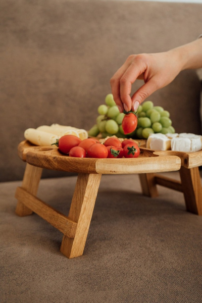 Винный столик Wood Decor на 4 бокала. фото 5