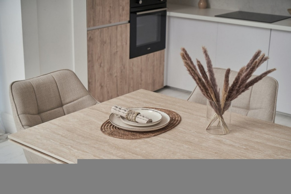 Стіл обідній розкладний TML-980 Травертін 180(260)х90x76 см