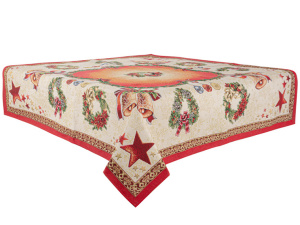 Скатертина гобелен Lefard Nativity 140х140  см 732-049 фото 1 Скатертина гобелен Lefard Nativity 140х140  см 732-049 фото 1