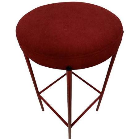 Барний табурет Moon бордовий