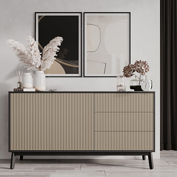 Комод  Сандеро - колір чорний