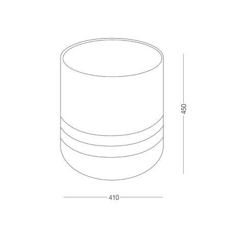 Корзина MVM TH-16 410х450 мм  текстильна