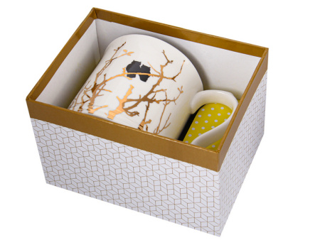 Чашка Lefard Золоті Сови, 380 мл 924-660