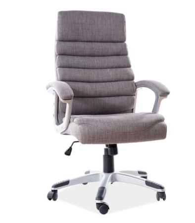 Крісло комп'ютерне Q-087 сіра тканина