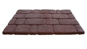 Килимок придверний Izzihome Old Сity 47х61 коричневий фото 2 Килимок придверний Izzihome Old Сity 47х61 коричневий фото 2