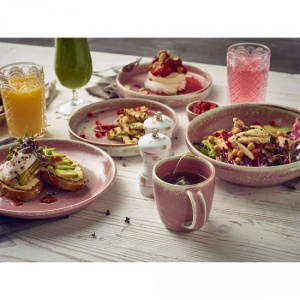 Тарілка з бортиком Terra Porcelain Rose Pink 26х3,3 см GenWare фото 3 Тарілка з бортиком Terra Porcelain Rose Pink 26х3,3 см GenWare фото 3