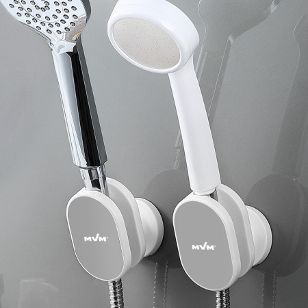 Тримач для душової лійки клейкий сірий