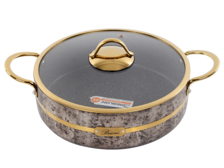 Сотейник Brioni антипригарна Selection Cream 26см, 2,5л, 3,5 мм товщ 764-064