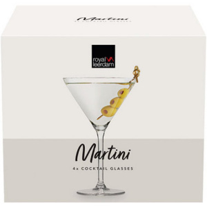 Набор бокалов для коктейлей ROYAL LEERDAM Martini 4 шт., 260 мл 841435 фото 3 Набор бокалов для коктейлей ROYAL LEERDAM Martini 4 шт., 260 мл 841435 фото 3