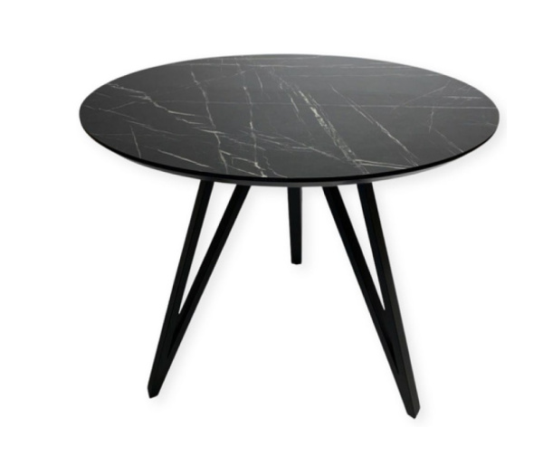 Стіл обідній Sunset круглий з HPL (Arrows) фото 1