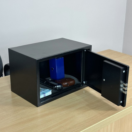 Меблевий сейф СМ-200 чорний