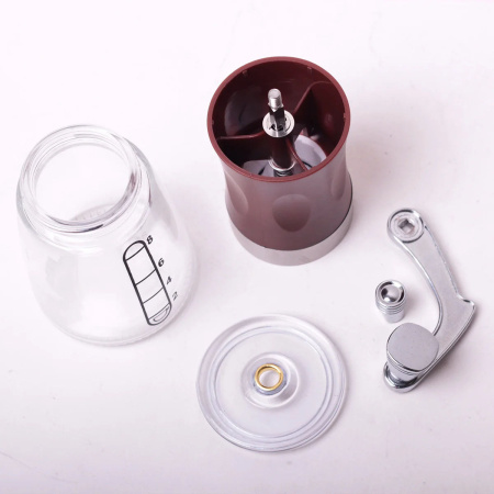 Кавомолка ручна Kamille 6.5х18.5 см механічна KM-7026