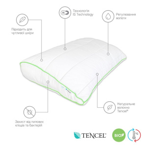Ортопедична подушка Sonex  BioTencel  50 х 70 фото 4 Ортопедична подушка Sonex  BioTencel  50 х 70 фото 4
