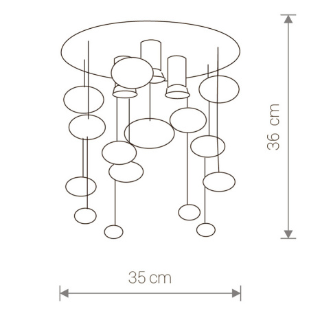 Стельова люстра Nowodvorski Salva 5424