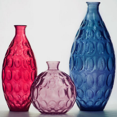 Ваза San Miguel Dune Clear Garnet h18хd16cm