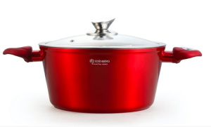 Каструля Edenberg Burgundy Metallic Line EB-7408-1 фото 1