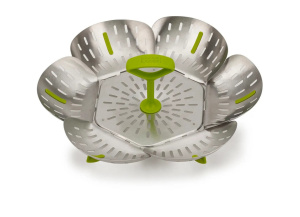 Кошик для варіння на пару Joseph Joseph Bloom Steel Folding (45033) фото 1 Кошик для варіння на пару Joseph Joseph Bloom Steel Folding (45033) фото 1