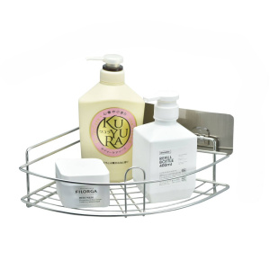 Полиця нержавійка на самоклейці, FABRIKA UNO, 23х23х10 фото 1