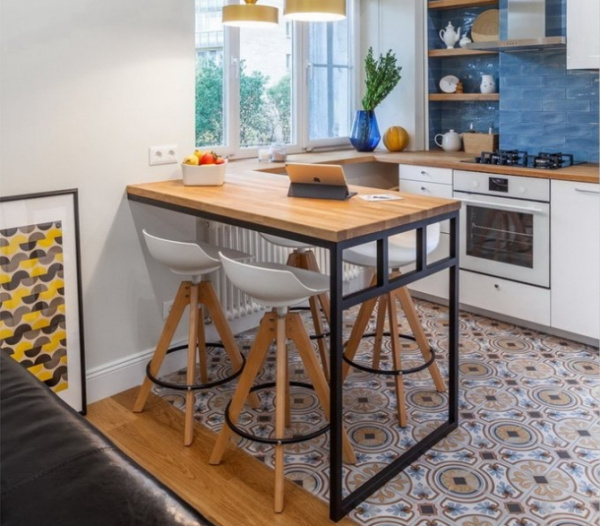 Барный стол для кухни: стильное решение для небольшого пространства