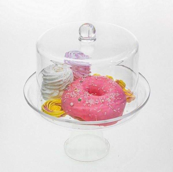 Подставка Normak  с крышкой для торта акриловая фото 1